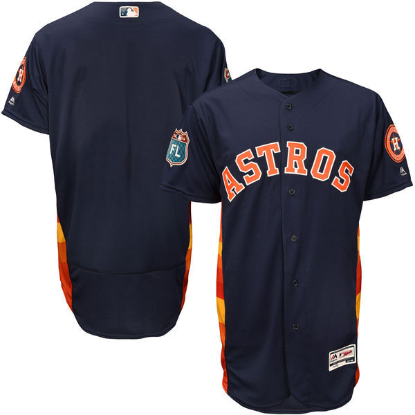 2017 MLB Houston Astros Blank Blue Jerseys->houston astros->MLB Jersey